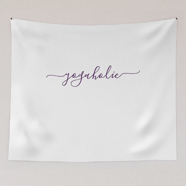 Item preview, Yogaholic Cute Purple Morning Yoga Mom design - Yoga On My Mind designed and sold by lodarohit.