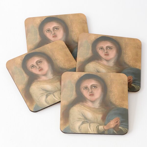 Item preview, Botched Virgin Mary designed and sold by Morticia Dreadful.