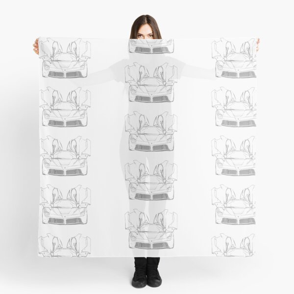 Aperçu de l'œuvre La Ferrari Wireframe créée et vendue par Auto-Prints.