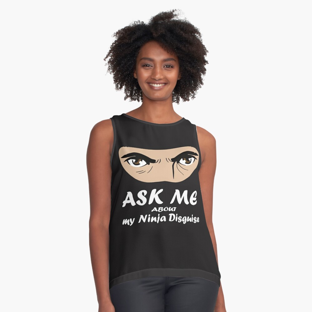 Copy of Funny Ask Me About My Ninja Disguise, Ninja Shirt Magnet