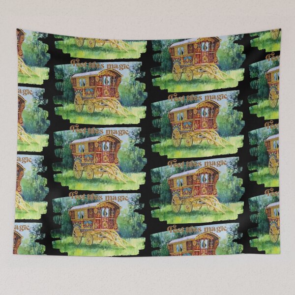 Item preview, Gypsy caravan, feel life's magic designed and sold by amy greaves.