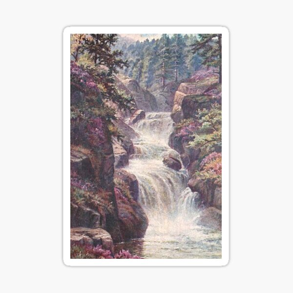 Item preview, Vintage Illustration of The Falls of Bruar, near Blair Atholl, Perthshire designed and sold by yourscotland.