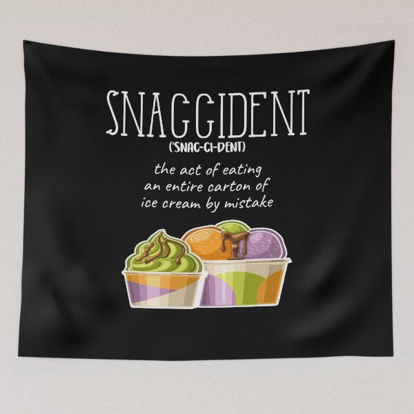 Item preview, Snaccident Funny Ice Cream Lover designed and sold by Dressed For  Duty.