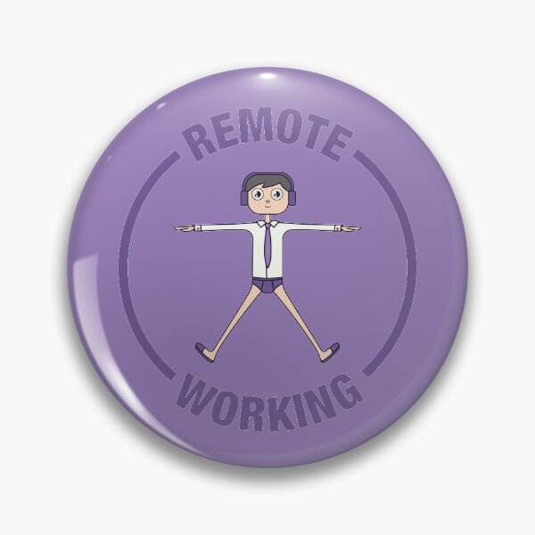 Item preview, Remote Working Guy 2.0 from covid collection designed and sold by joanaloco.