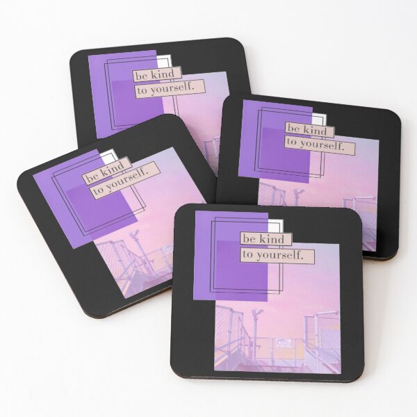 Item preview, Purple aesthetic ( be kind to yourself ) designed and sold by Kuraya7211.