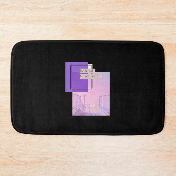 Item preview, Purple aesthetic ( be kind to yourself ) designed and sold by Kuraya7211.