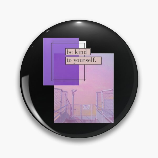 Item preview, Purple aesthetic ( be kind to yourself ) designed and sold by Kuraya7211.
