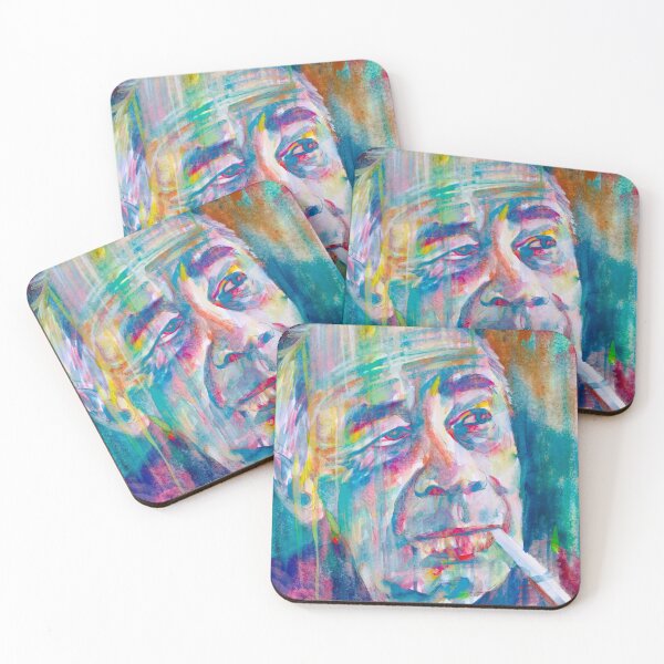 Item preview, HENRY MILLER watercolor portrait .4 designed and sold by lautir.