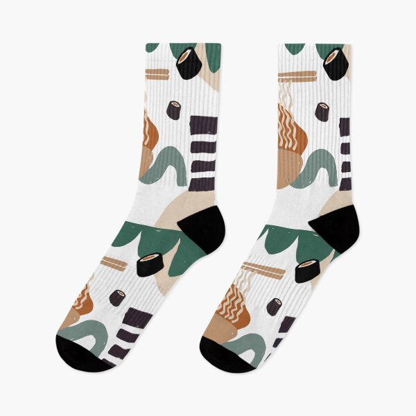 Item preview, Abstract Japanese Food Pattern designed and sold by PatternTale.