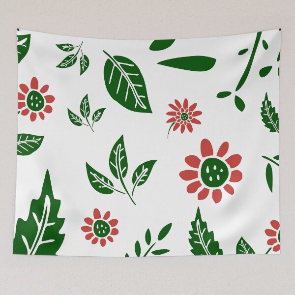Item preview, Leaves Flowers designed and sold by Irina Polyanskaya.