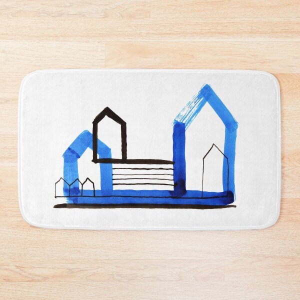 Item preview, Houses in Blue No.: 01 designed and sold by Istvan Ocztos.