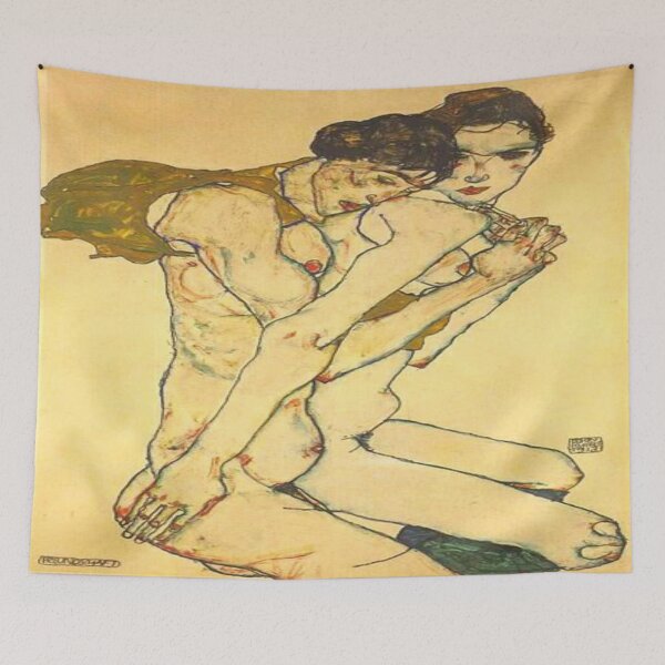 Item preview, Egon Schiele - Friendship designed and sold by Vivanne-art.