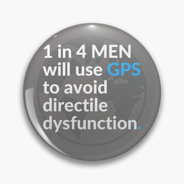 Item preview, 1 in 4 men use gps designed and sold by Tshartclothing.