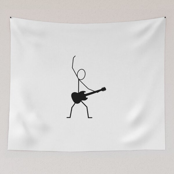 Item preview, Stickman Windmill guitar hero rock star designed and sold by Bammodesigns.