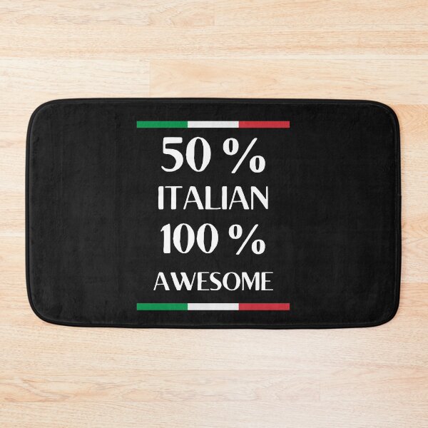 Item preview, Fifty percent Italian, One Hundred Percent Awesome designed and sold by DesignsofNote.