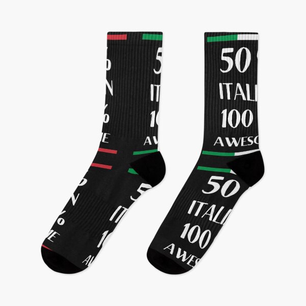 Item preview, Fifty percent Italian, One Hundred Percent Awesome designed and sold by DesignsofNote.