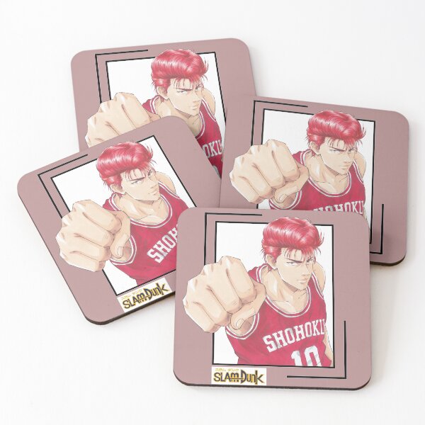 Item preview, Hanamichi Sakuragi  10 Slam Dunk Basketball designed and sold by Hadeelx.