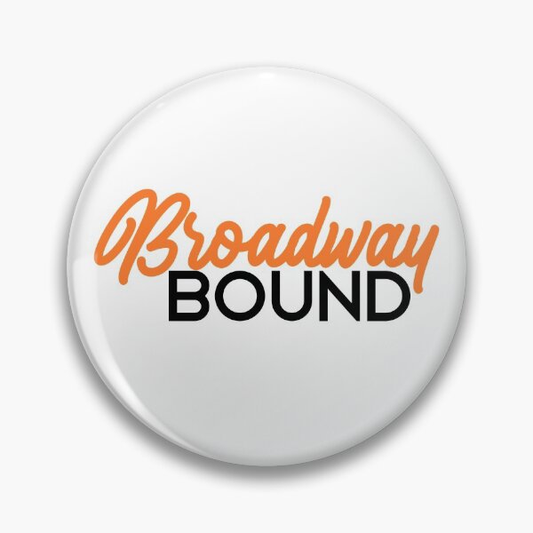 Item preview, Broadway bound orange script designed and sold by taylor-lang.