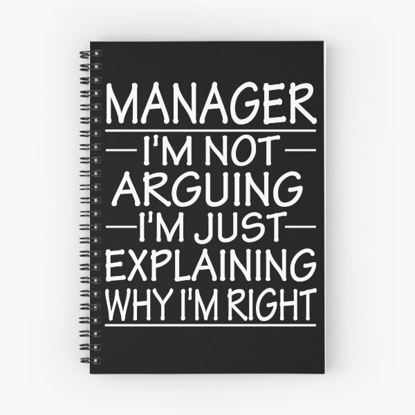 Artikelvorschau, Manager, ich streite nicht, ich erkläre nur, warum ich Recht habe: lustiges Managergeschenk entworfen und verkauft von alaechamlal.