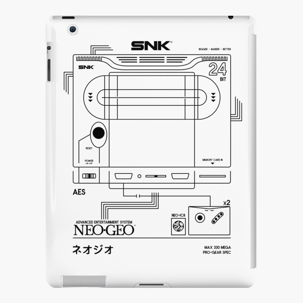 Crossed Swords Neo Geo SNK By Lilly and Mae | iPad Case & Skin