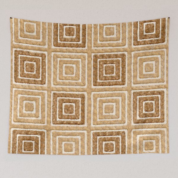 Item preview, Geometric Lozenge Ethnic Pattern Faux Raffia designed and sold by Octavia Soldani.