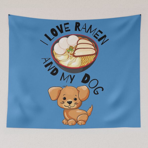 Item preview, I love Ramen and my Dog, Dog Lover, Ramen Noodles, Dog Owner designed and sold by CBNetwork.