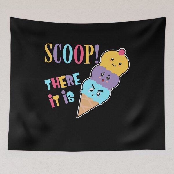 Item preview, Scoop There It Is Tag Team Funny Ice Cream Pun Sweet Tooth designed and sold by Dressed For  Duty.