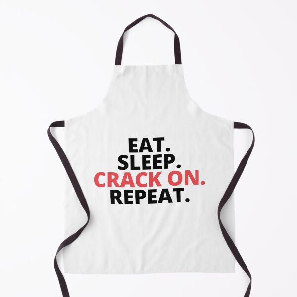 Item preview, Eat Sleep Crack On Repeat designed and sold by itsokaybyme.