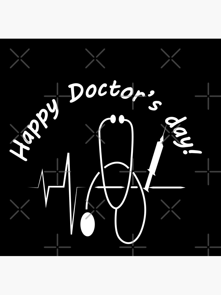 World, international or national happy Doctor's Day flat vector logo  design, Stethoscope with doctors day letter logo Stock Vector | Adobe Stock