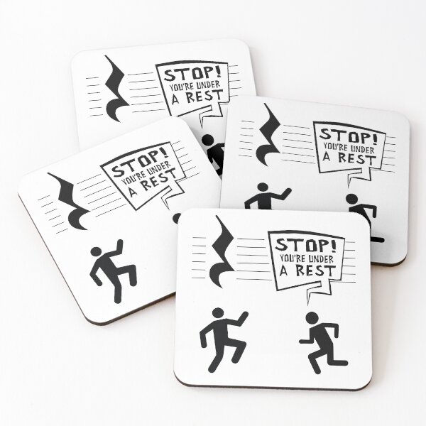 Item preview, Stop! You're under a rest designed and sold by Docartdesign.