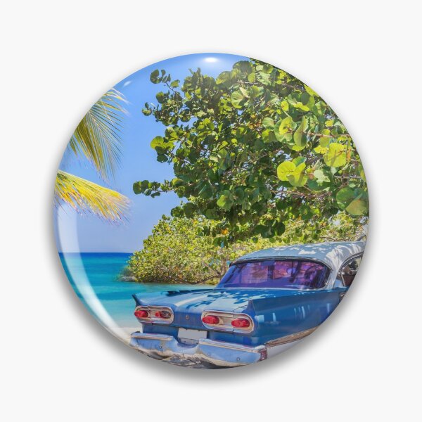 Item preview, Car and beach in Cuba designed and sold by Delphimages Art.