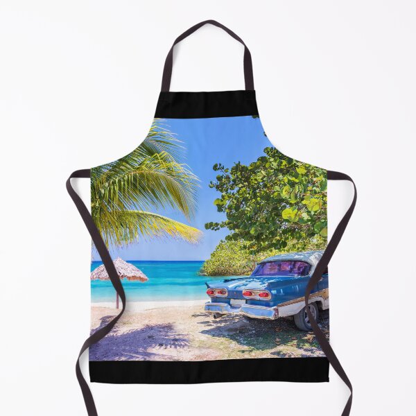 Item preview, Car and beach in Cuba designed and sold by Delphimages Art.