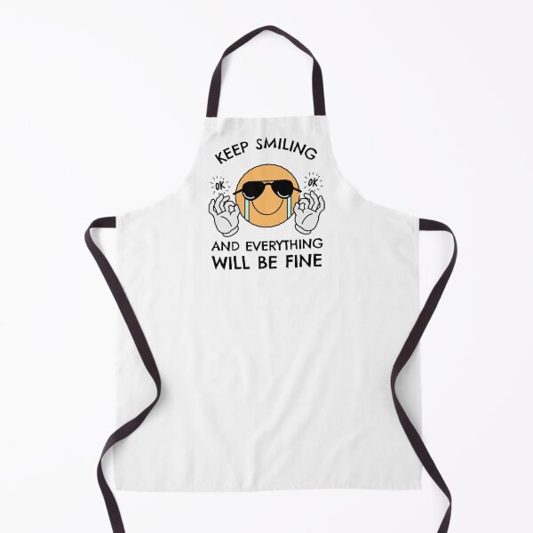 Item preview, Keep Smiling And Everything Will Be Fine designed and sold by YOYOCollection.