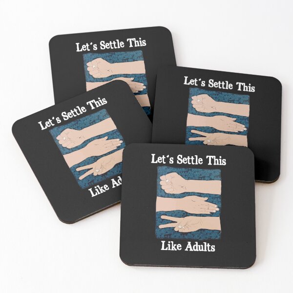 Item preview, Resolvamos esto como adultos Roca Papel Tijeras Humor designed and sold by Dressed For  Duty.