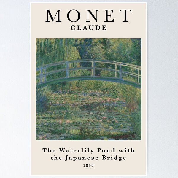 Item preview, Claude Monet, Waterlily Pond Art, Exhibition Art Print designed and sold by re-make-.