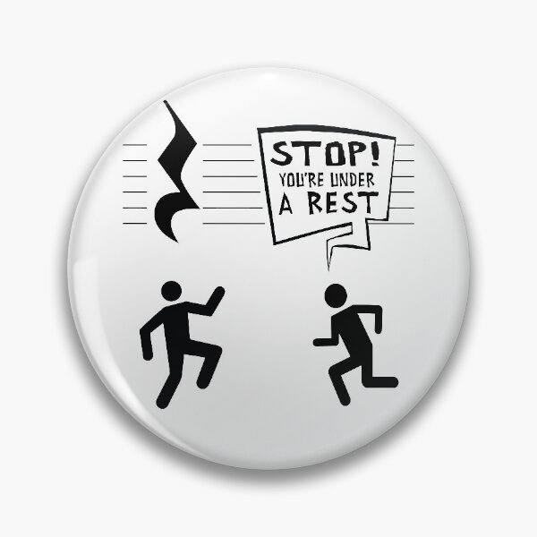 Item preview, Stop! You're under a rest designed and sold by Docartdesign.