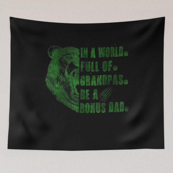 Item preview, Mens In A World Full Of Grandpas Be A Bonus Dad Father's Day  designed and sold by anniet33.