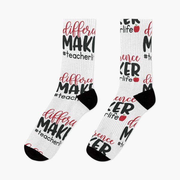 Item preview, Difference maker - inspirational teacher quote/gift (black) designed and sold by PickaSticka.