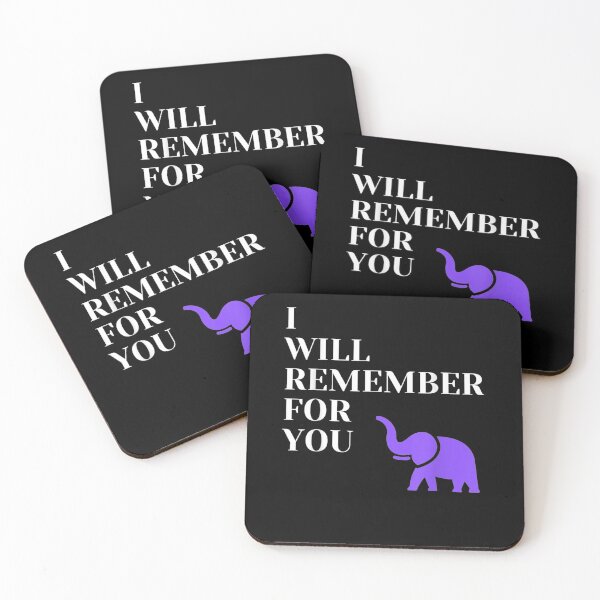Item preview, I Will Remember For You Alzheimer's Awareness Purple  designed and sold by maizreo.
