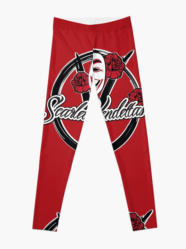 Alternate view of BRDL "Scarlet Vendettas" Logo - Clothing, Leggings, Bags & MORE Leggings