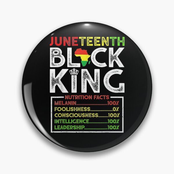 Item preview, Funny June Nth Black King Nutritional Facts Black History  designed and sold by maizreo.