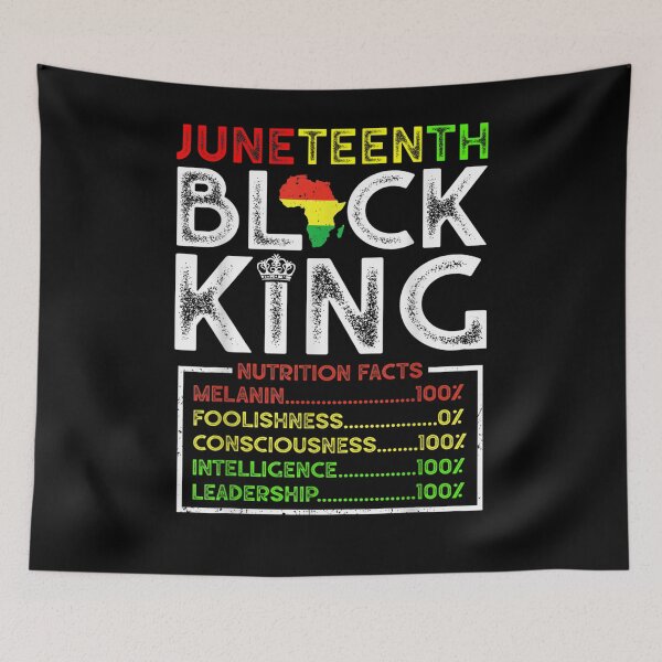 Item preview, Funny June Nth Black King Nutritional Facts Black History  designed and sold by maizreo.