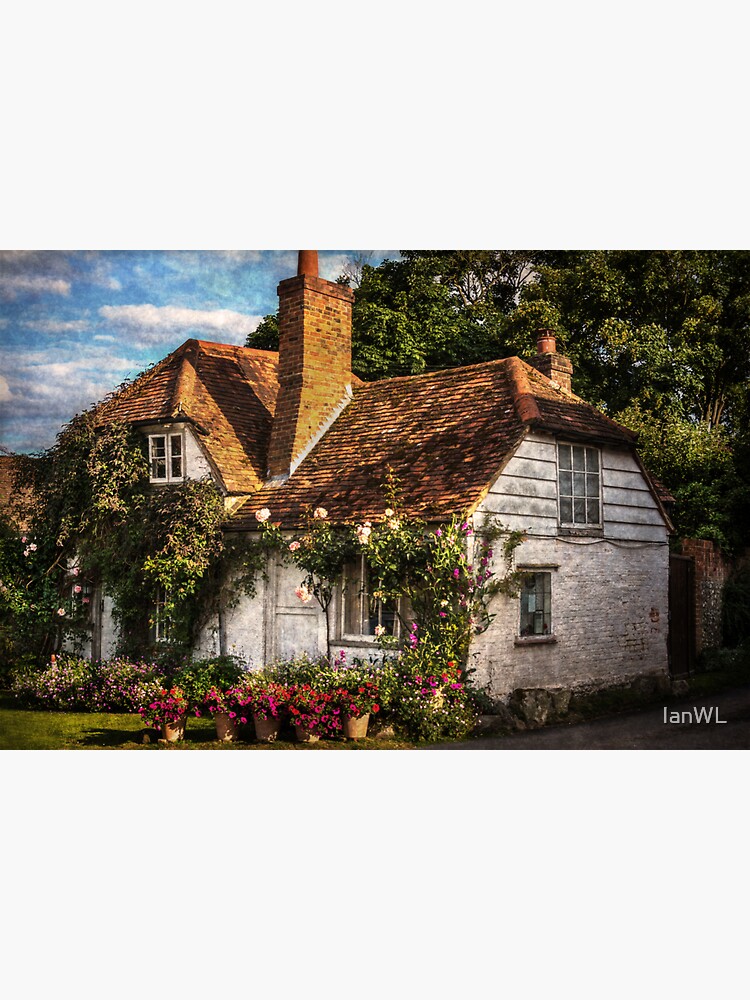 "A Chiltern Cottage in Turville, Buckinghamshire" Sticker for Sale by