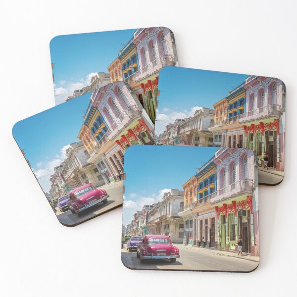 Item preview, Colorful street in Havana Cuba designed and sold by Delphimages Art.