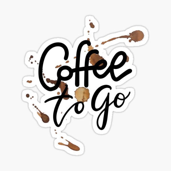 Item preview, Coffee To Go | Coffee Stain | Coffee Bean designed and sold by Nikiolilalala.
