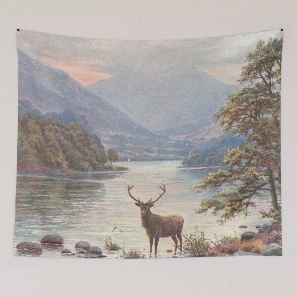 Item preview, Vintage Illustration of Loch Tummel, Pitlochry, Perthshire designed and sold by yourscotland.