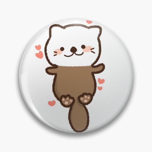 Item preview, Kawaii baby sea otter kawaii hearts  designed and sold by GLwithUs.