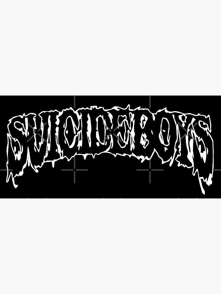 "Suicideboys cool calligraphy design white outline" Photographic Print ...