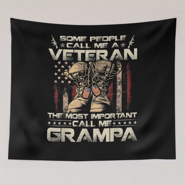 Item preview, Mens People Call Me Veteran The Most Important Call Me Grampa  designed and sold by maizreo.