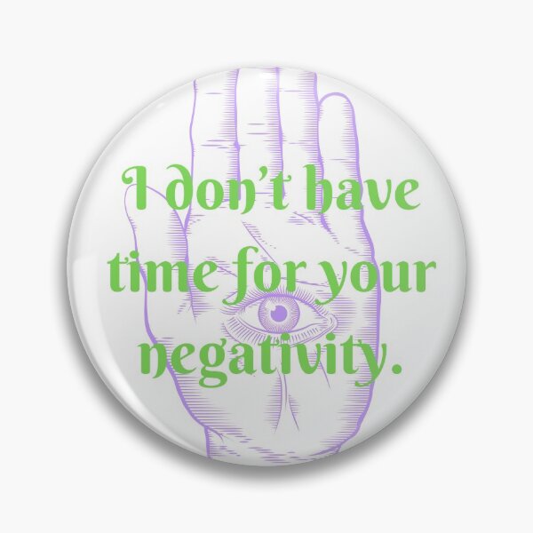 Item preview, Hamsa No Time For Negativity designed and sold by SoulScience.